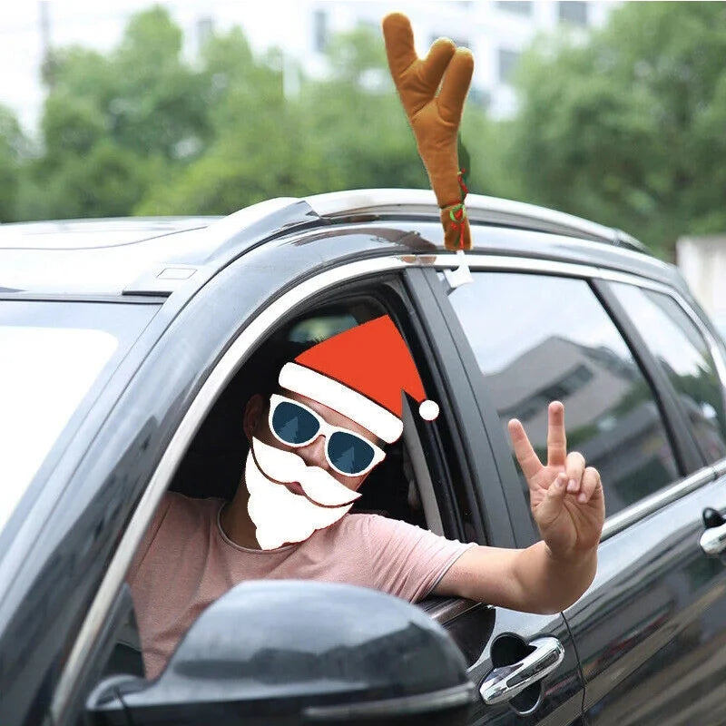Car Reindeer Antlers Kit – LED Christmas Vehicle Decoration – image 4