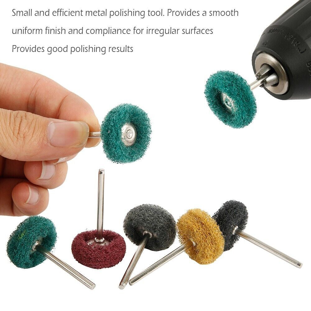 Rotary Tool Polishing Wheel Kit, 50 Pieces, 5 Grits – image 7
