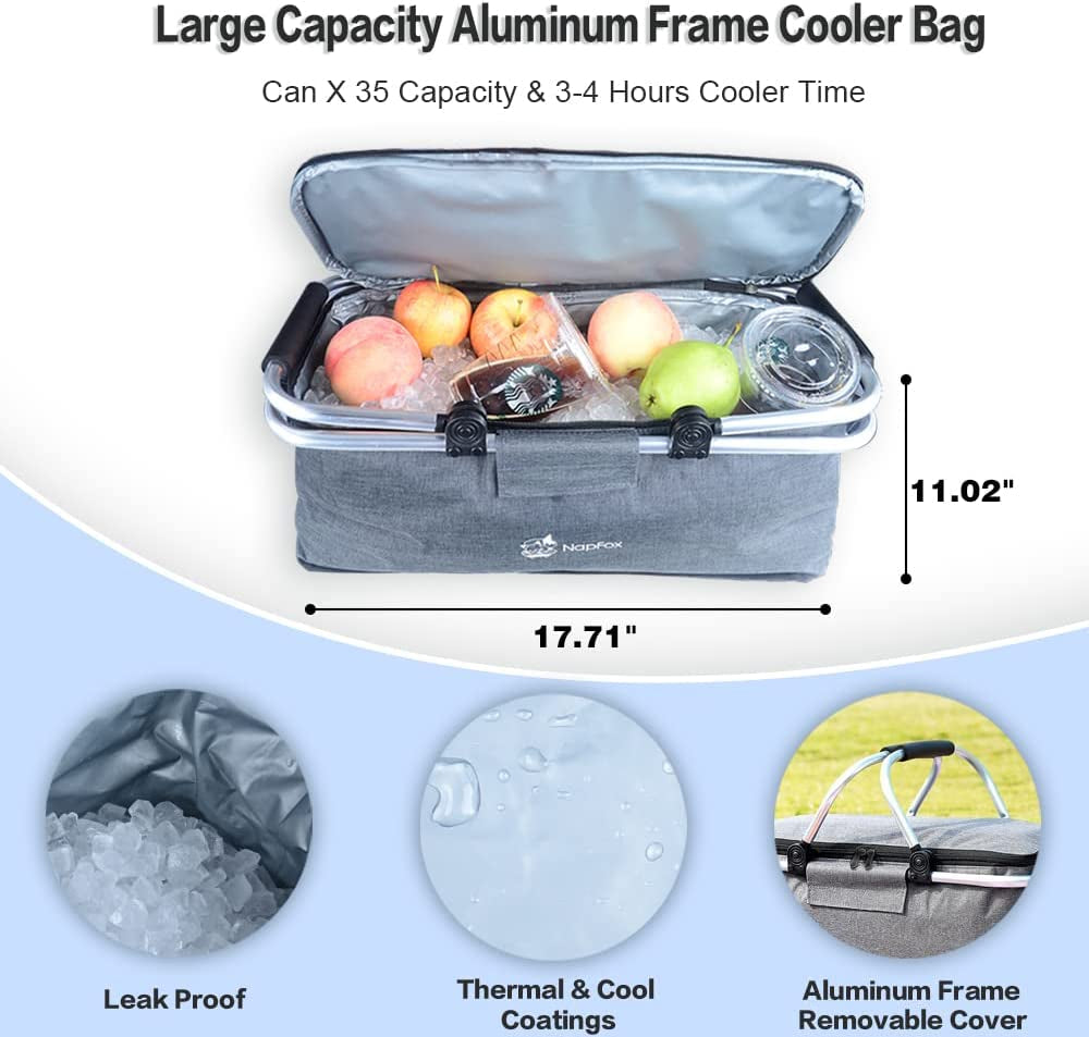 Collapsible 140L Utility Wagon with Removable Canopy and Brake – image 5