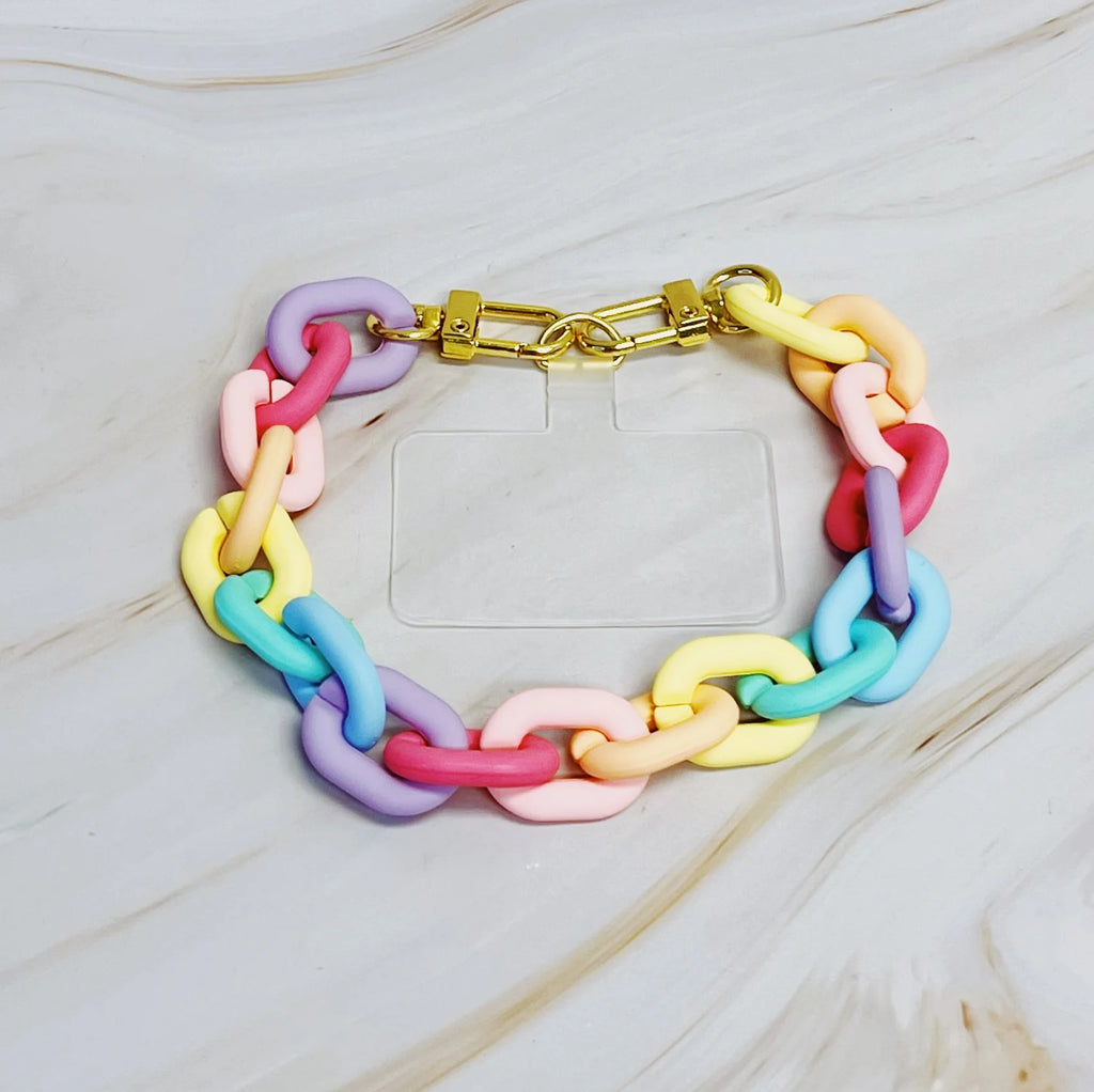 Phone Wrist Lanyard Strap, Braided Color Wristlet with Tether Card – image 9