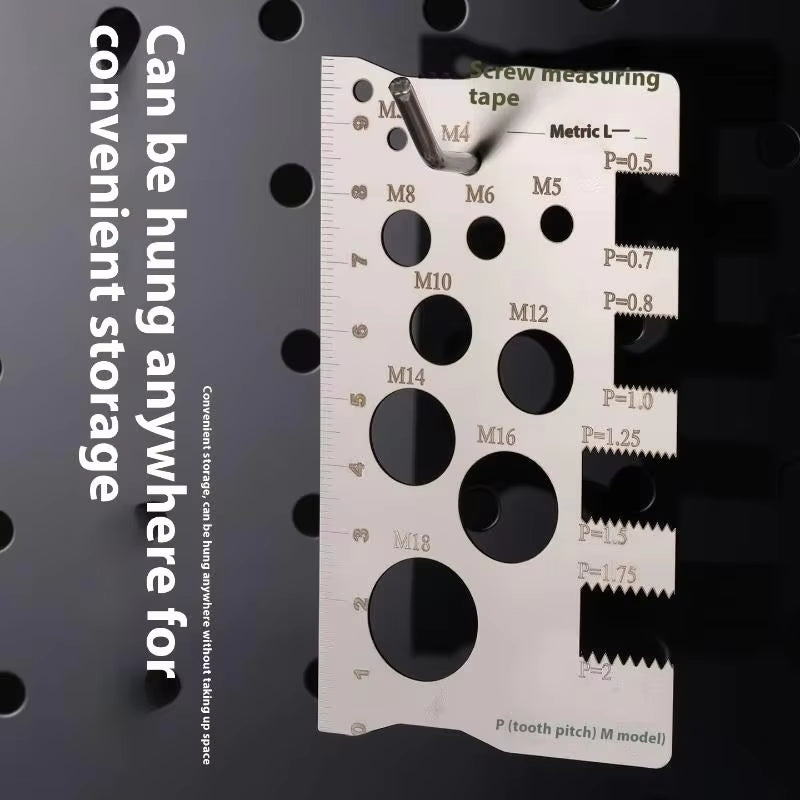 Thread Pitch Gauge – Stainless Steel Screw and Bolt Gauge – image 3