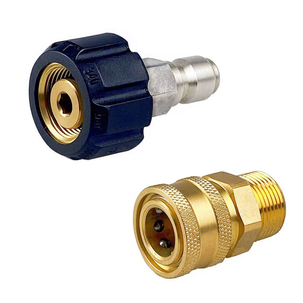 Pressure Washer Adapter Kit – M22 Swivel to Quick Connect, 2 Pcs – image 2