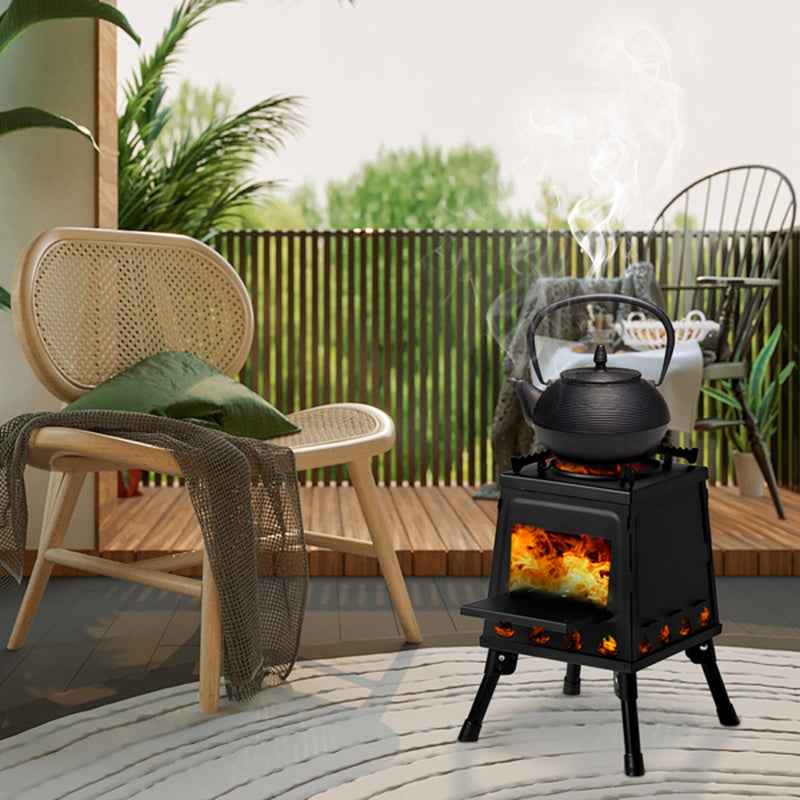 Portable Wood Burning Camping Stove with Carry Bag, 14 x 14 x 18 in – image 3