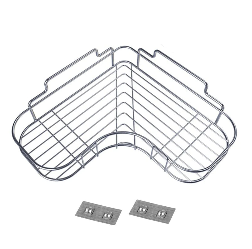 Corner Shower Caddy, Stainless Steel Triangle Bathroom Rack – image 4