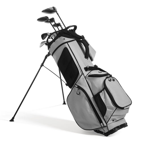 2-in-1 Golf Cart Bag With 14-Way Divider, Stand Legs and Rain Hood – image 1