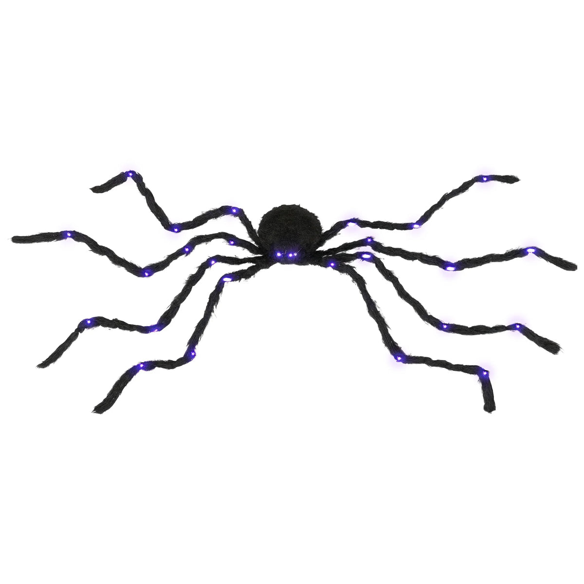 Light-Up Giant Spider Halloween Decoration - 47 in Bendable Legs – image 2
