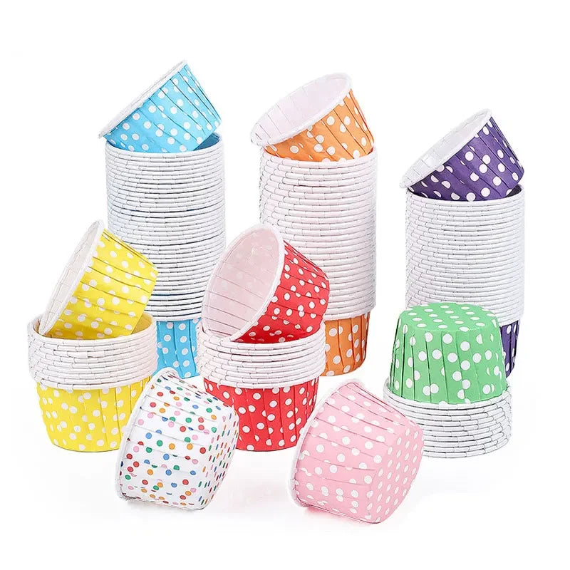 Cupcake Liners 50 Pack - Large Muffin Baking Paper Cups
