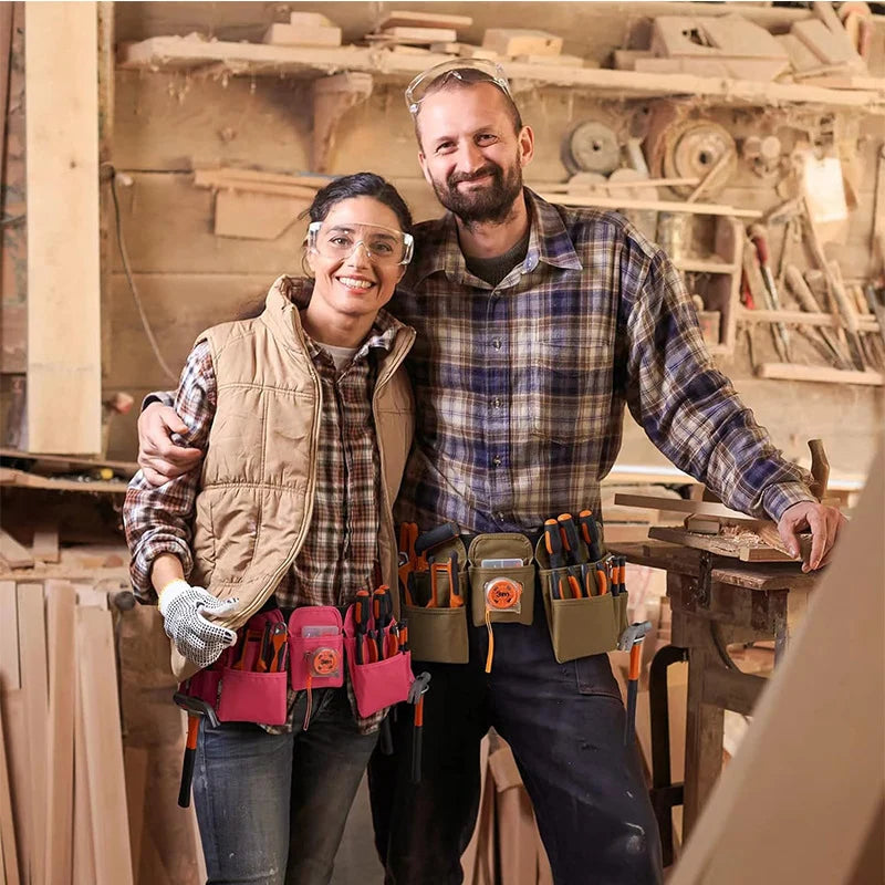 Tool Belt, Adjustable 900D Oxford Cloth with 19 Pockets – image 8