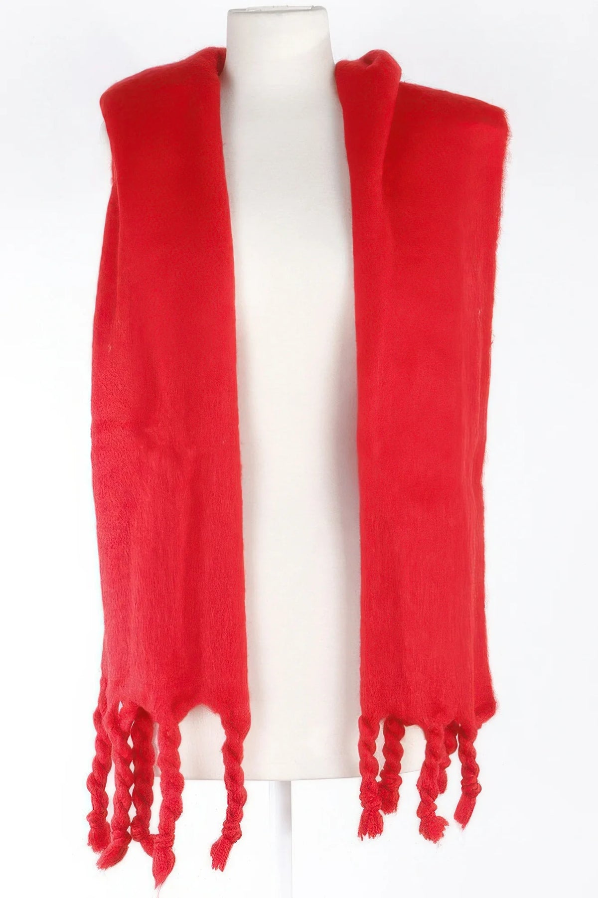 Twisted Fringe Scarf – Soft Winter Scarf – image 4