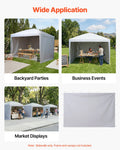 Canopy Sidewalls for 10x10 Pop Up Tent - 3 Waterproof Side Walls