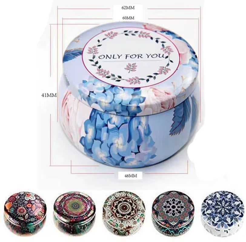 Candle Tin Jars 6 Pack with Lids for Candle Making – image 3