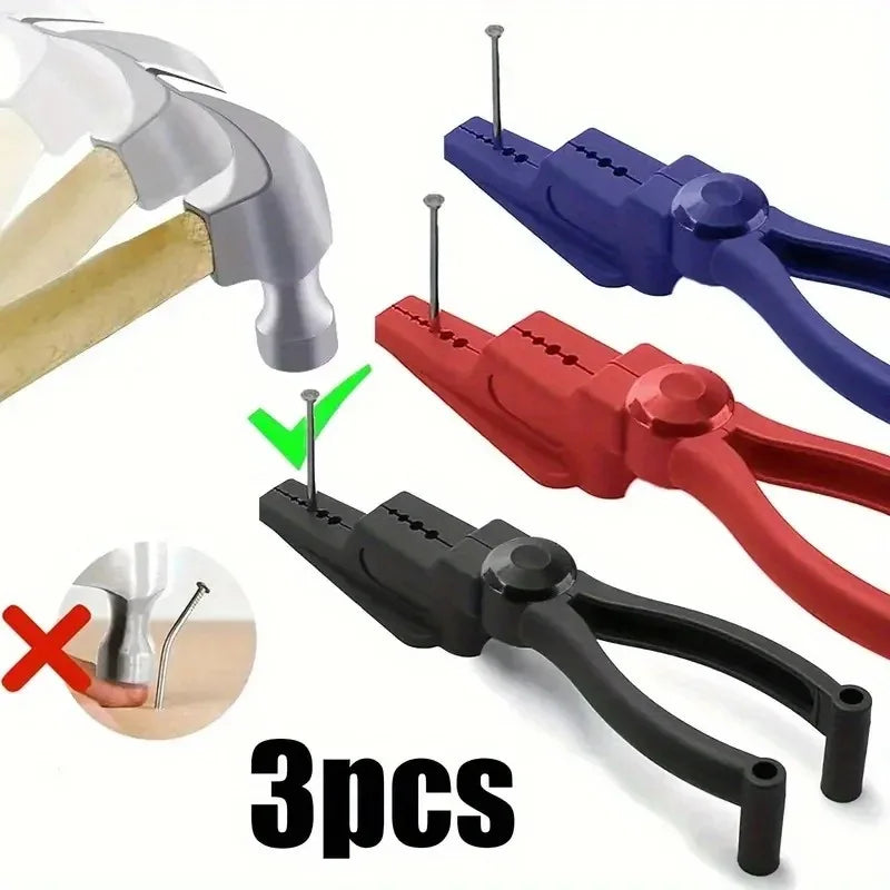 Nail Holder Finger Guard Clamp - Safe Hammering Positioning Tool – image 2