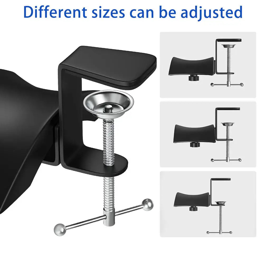Headphone Hanger Under Desk Clamp, Metal Hook – image 6