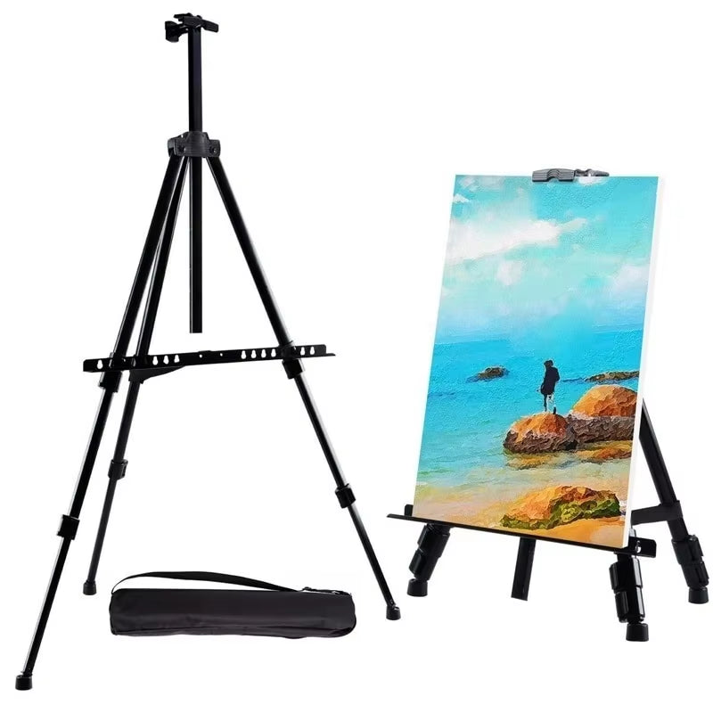 Foldable Aluminum Sketch Easel Stand with Carry Bag – image 2