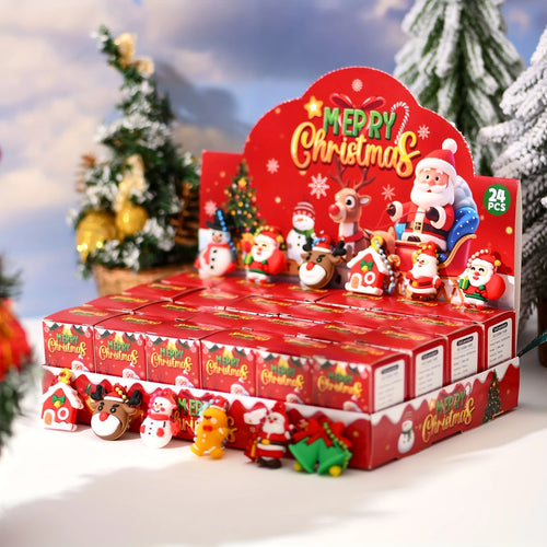 24-Piece Christmas Keychain Party Favor Pack