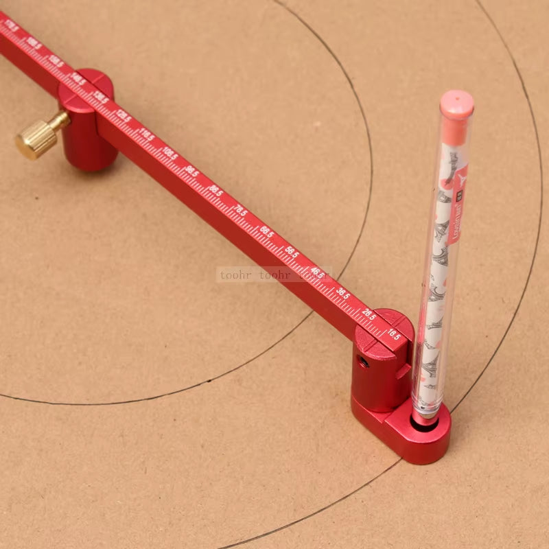 Center Finder Ruler – 300 mm Woodworking Scribing Gauge – image 3
