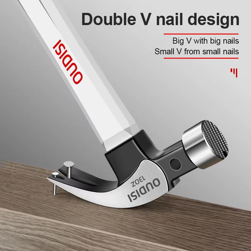 Construction Magnetic Claw Hammer, Nail-Starter Head, 10 or 13 Oz