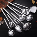 Kitchen Utensil Set - 9 Piece Stainless Steel Cooking Tools