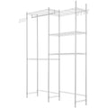 Over Washer Dryer Storage Shelf 5-Tier with Hanger Rod