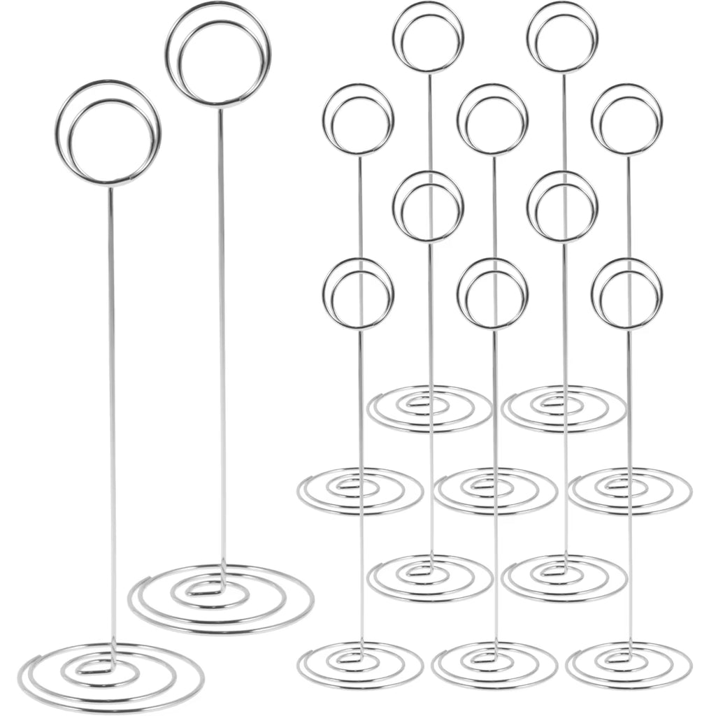 Place Card Holders 36 Pack, Gold Metal Table Number Stands
