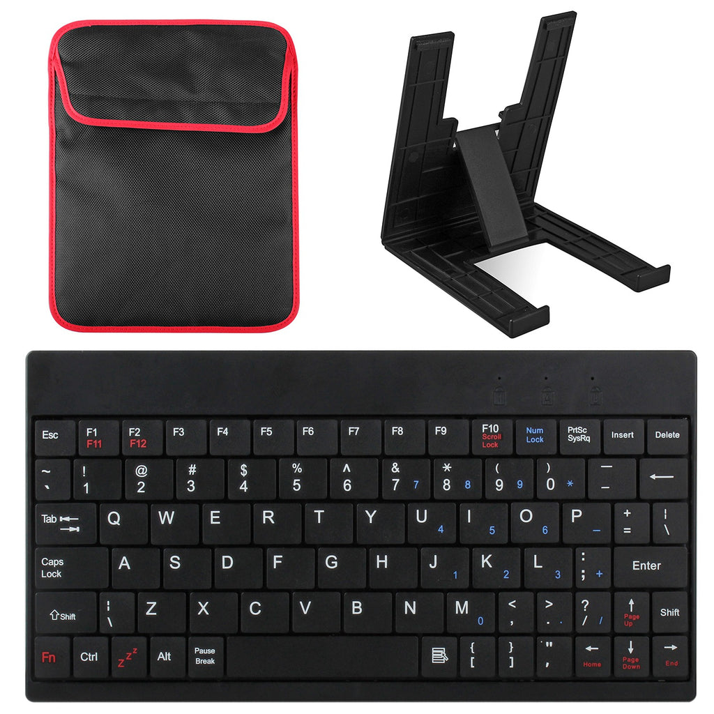 Mini Wired Keyboard 80 Keys with Tablet Stand and Carry Bag – image 15
