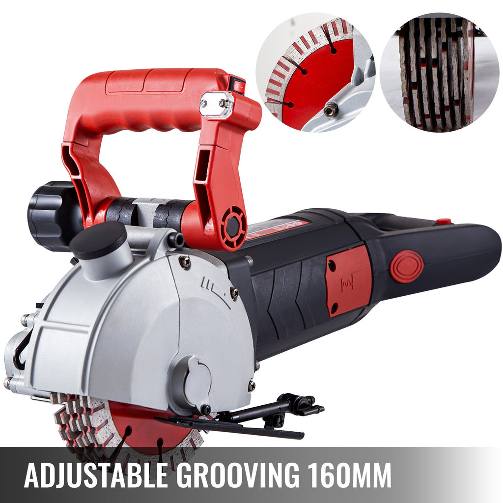 Wall Chaser 4800W Groove Cutter, 1.5 in Width, 2 in Depth – image 2