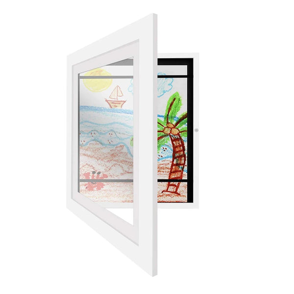 Art Frame A4 Magnetic Front-Opening, Stores 100 Sheets