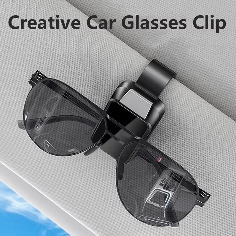 Sun Visor Glasses Clip – Car Eyeglass Holder with Alloy Buckle – image 3