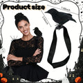 Realistic Halloween Crow Decoration