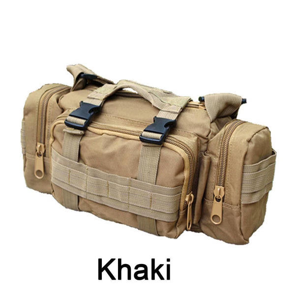 Hunting Waist Pack, Camo Hip Bag with 6 Pockets, 3-5L