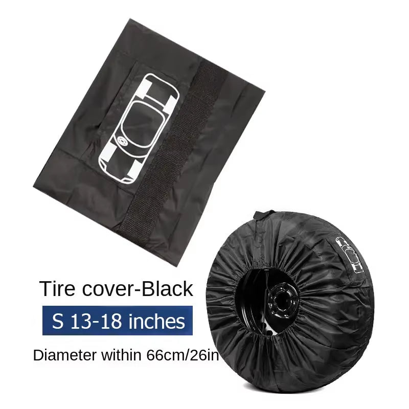 Spare Tire Cover – Polyester Storage Bag, Small or Large