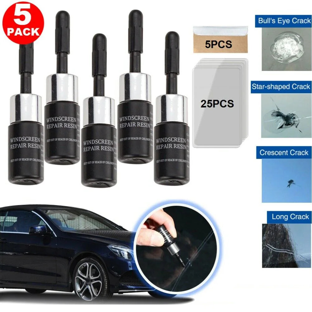 Windshield Repair Kit - 5 Pack Resin for Glass Chips & Cracks – image 2