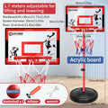 Height Adjustable Mini Basketball Hoop Stand, Indoor and Outdoor – image 8