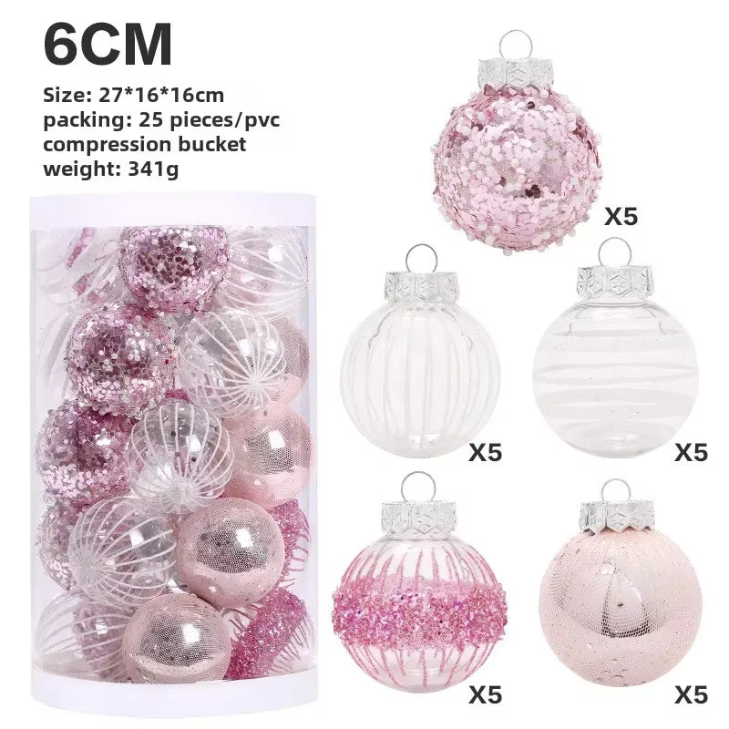 Christmas Ball Ornaments 25 Pack, 2.4 In Tree Decorations – image 11