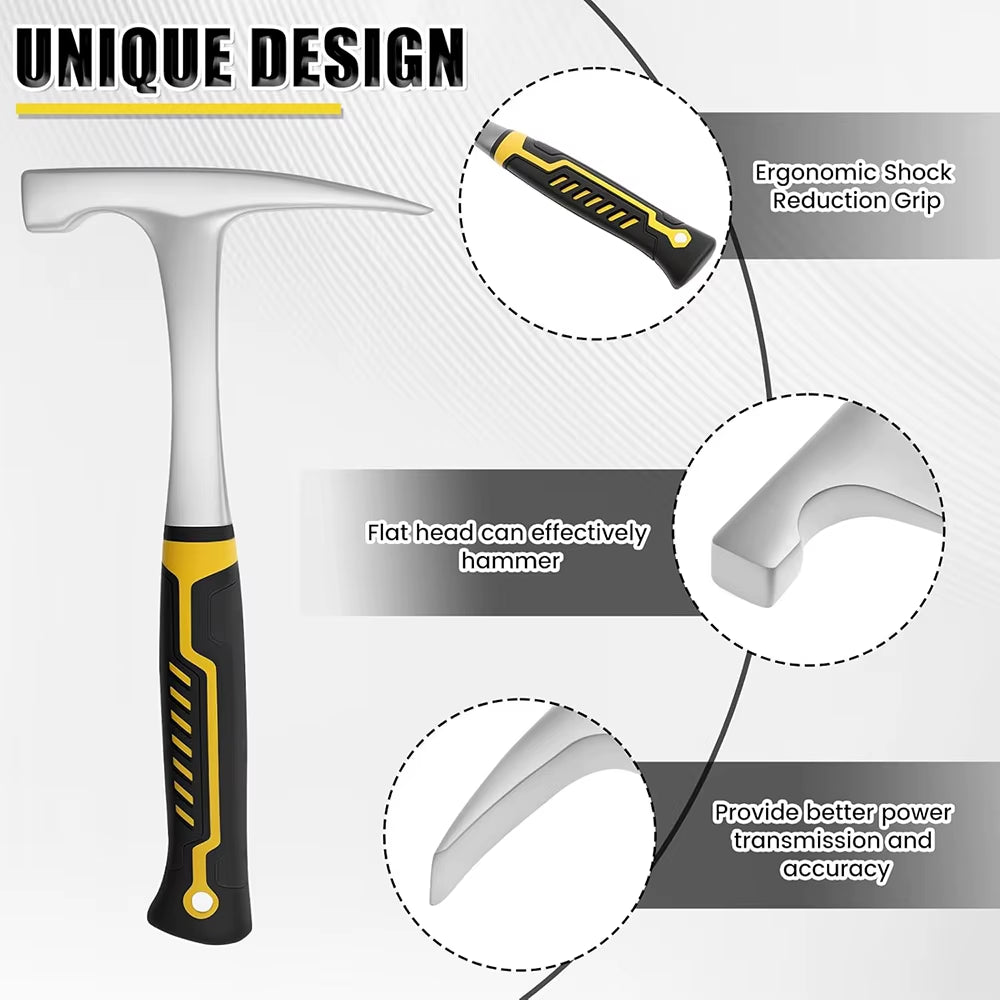 Geology Rock Pick Hammer High Carbon Steel for Rockhounding – image 6