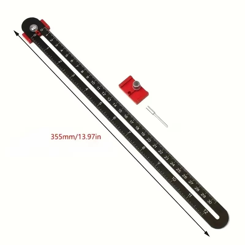 Beam Compass for Woodworking - Aluminum Circle Scribe up to 24 in – image 1