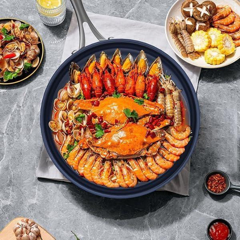 10 Inch Titanium Stainless Steel Frying Pan, PFAS-Free Nonstick – image 8