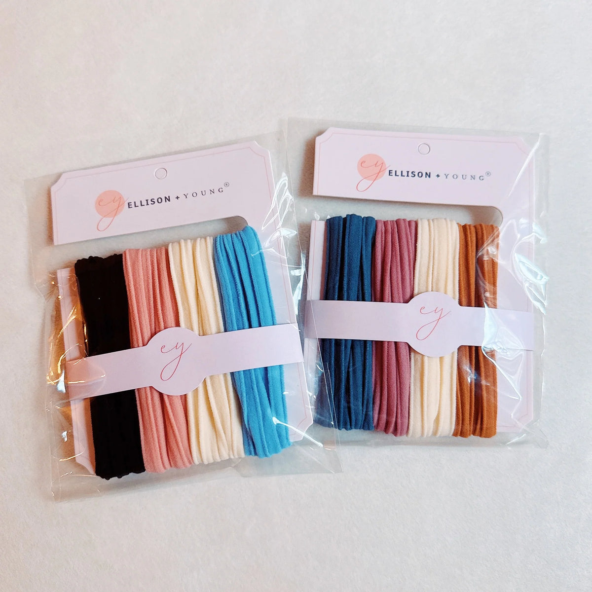 Hair Ties – Soft Jersey Elastic Set of 8 – image 7