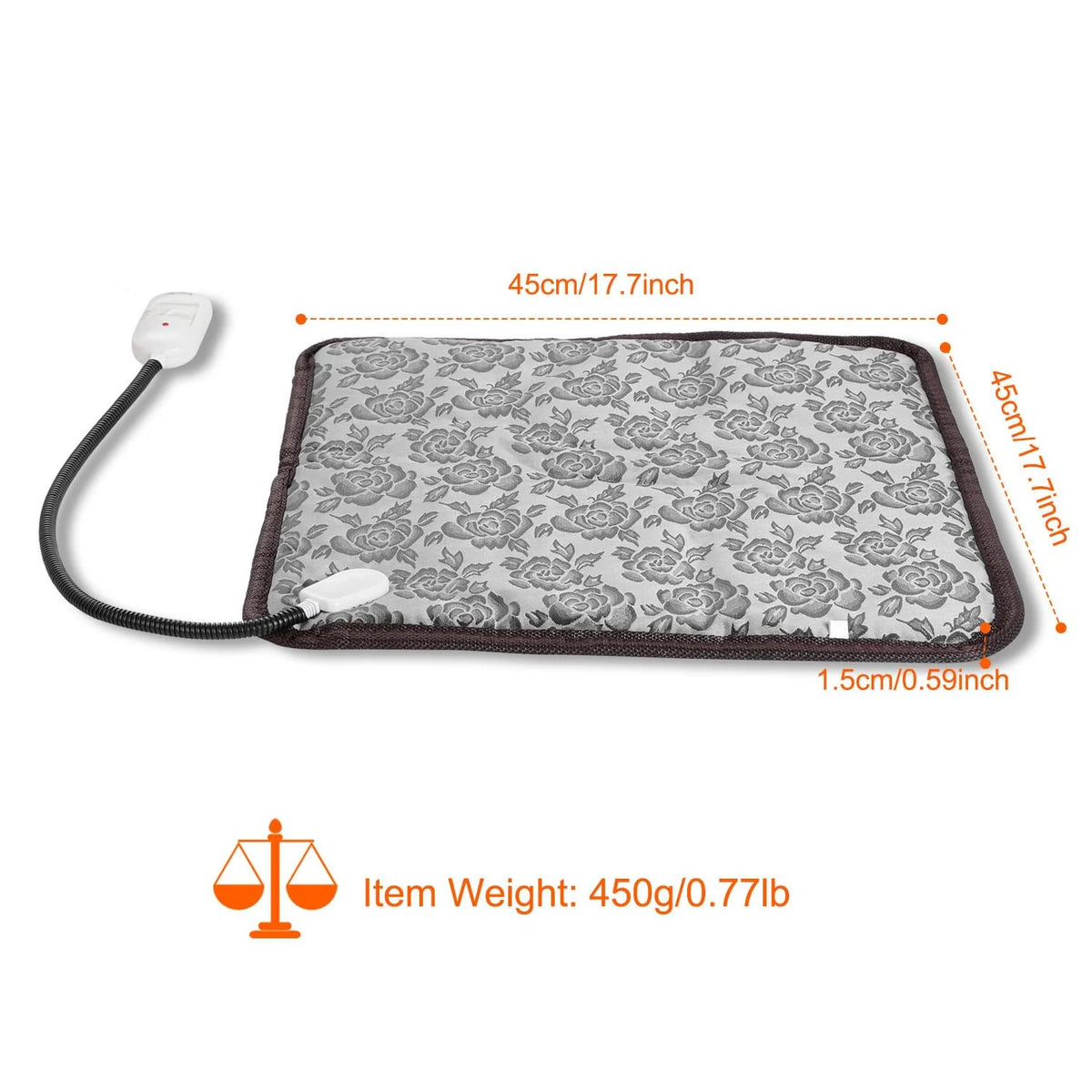 Pet Heating Pad, Waterproof Electric Warming Mat with Chew-Proof Cord – image 8