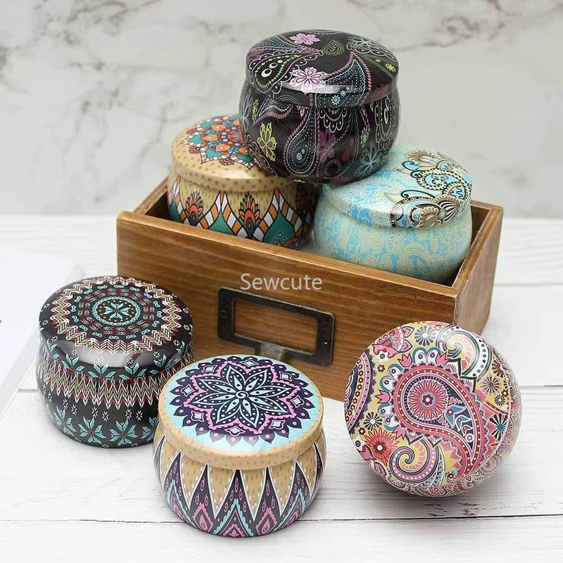 Candle Tin Jars 6 Pack with Lids for Candle Making – image 6