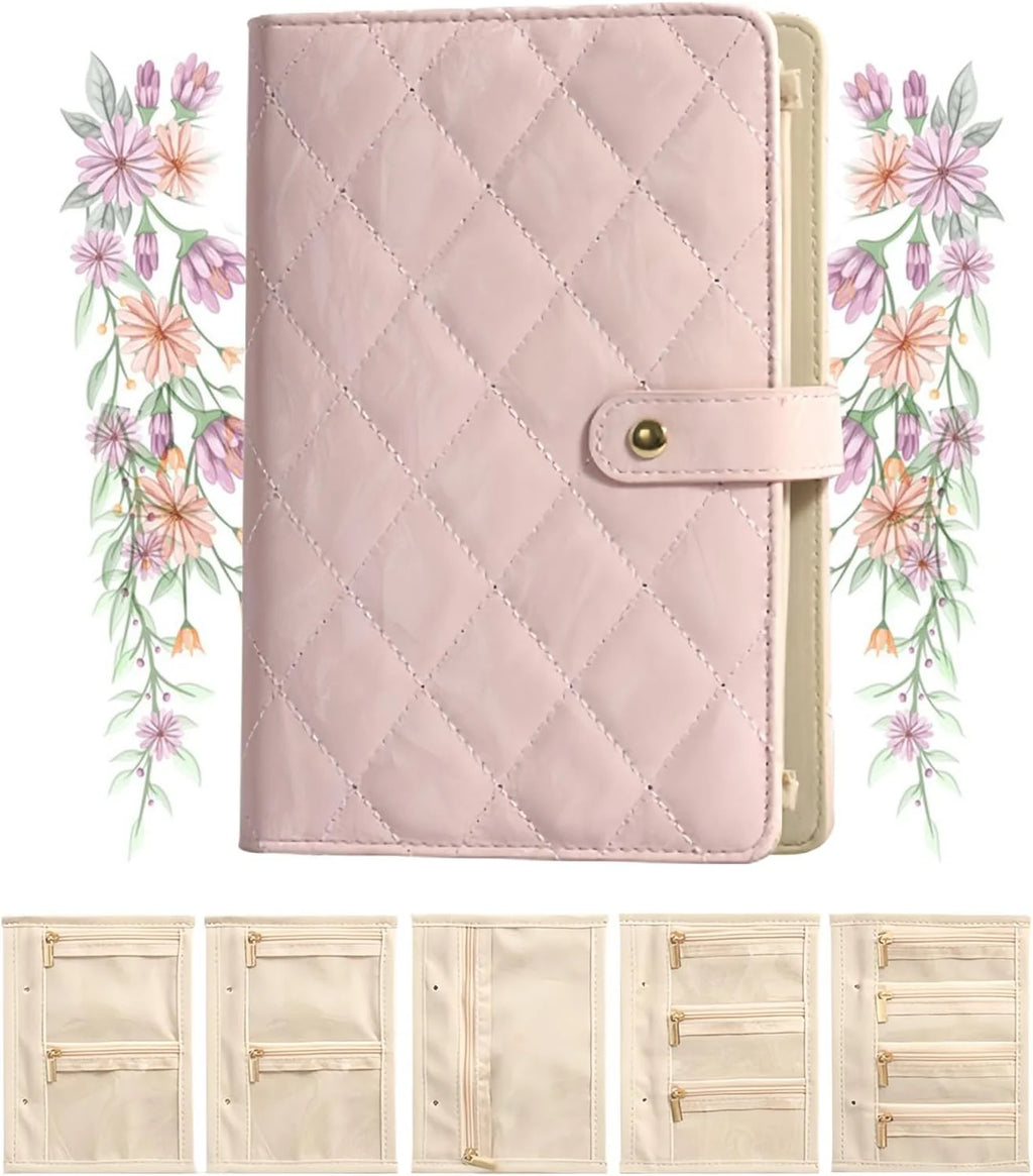 Travel Jewelry Notebook Organizer – 5 Detachable Binder Pages