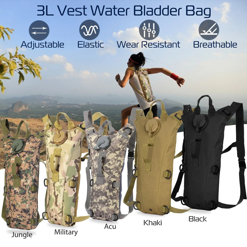 Hydration Pack 3L, Cycling Water Backpack with Bladder – image 8