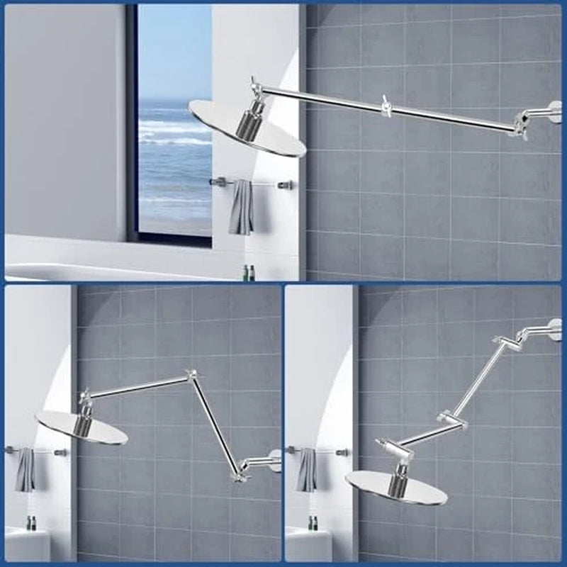Shower Extension Arm - 18 inch Adjustable Height and Angle – image 7