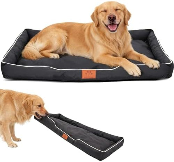 Chew Proof Dog Bed, Waterproof Crate Mat for Chewers