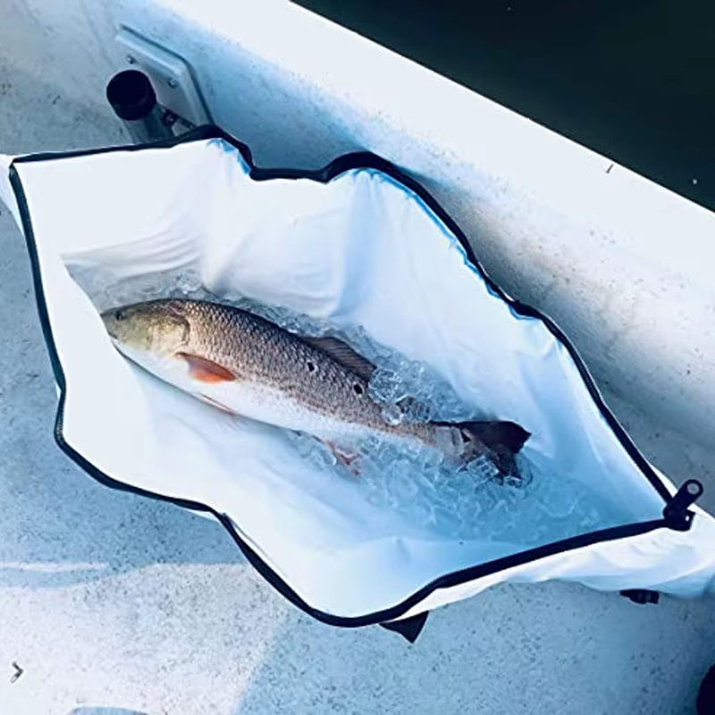 40 x 17 in Insulated Fish Cooler Bag, Leakproof Kill Bag with Drain – image 5