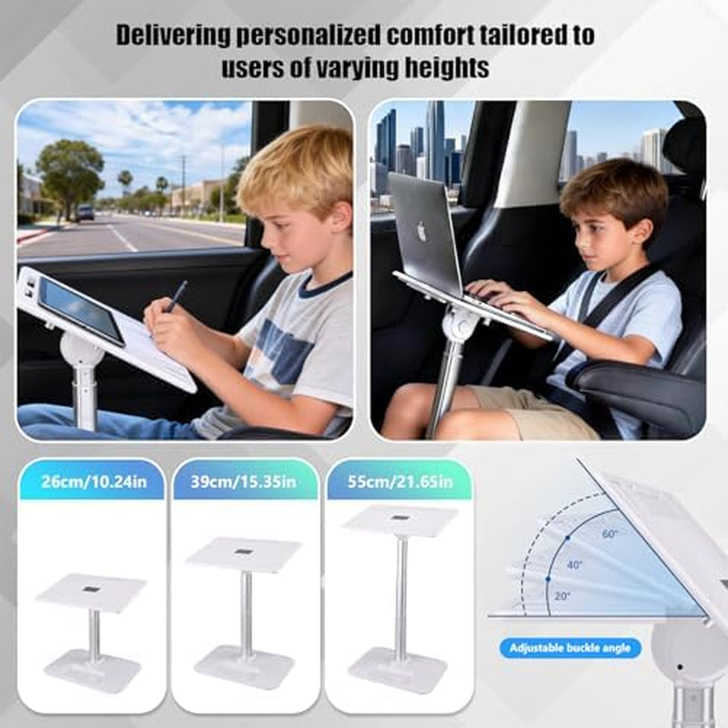 Car Seat Tray Table Foldable Travel Desk for Back Seat – image 2