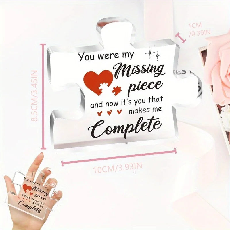 Carved Acrylic Love Plaque - Romantic Gift for Her – image 3