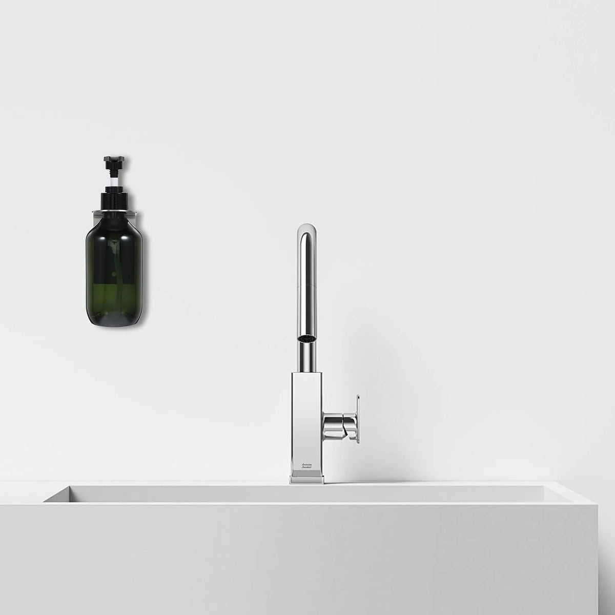 Wall Mount Soap Dispenser - Stainless Steel Shelf with Bottle – image 6