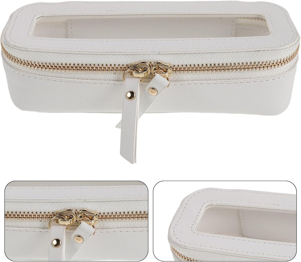 Makeup Bag with Clear Window, Waterproof Travel Zipper Case – image 9
