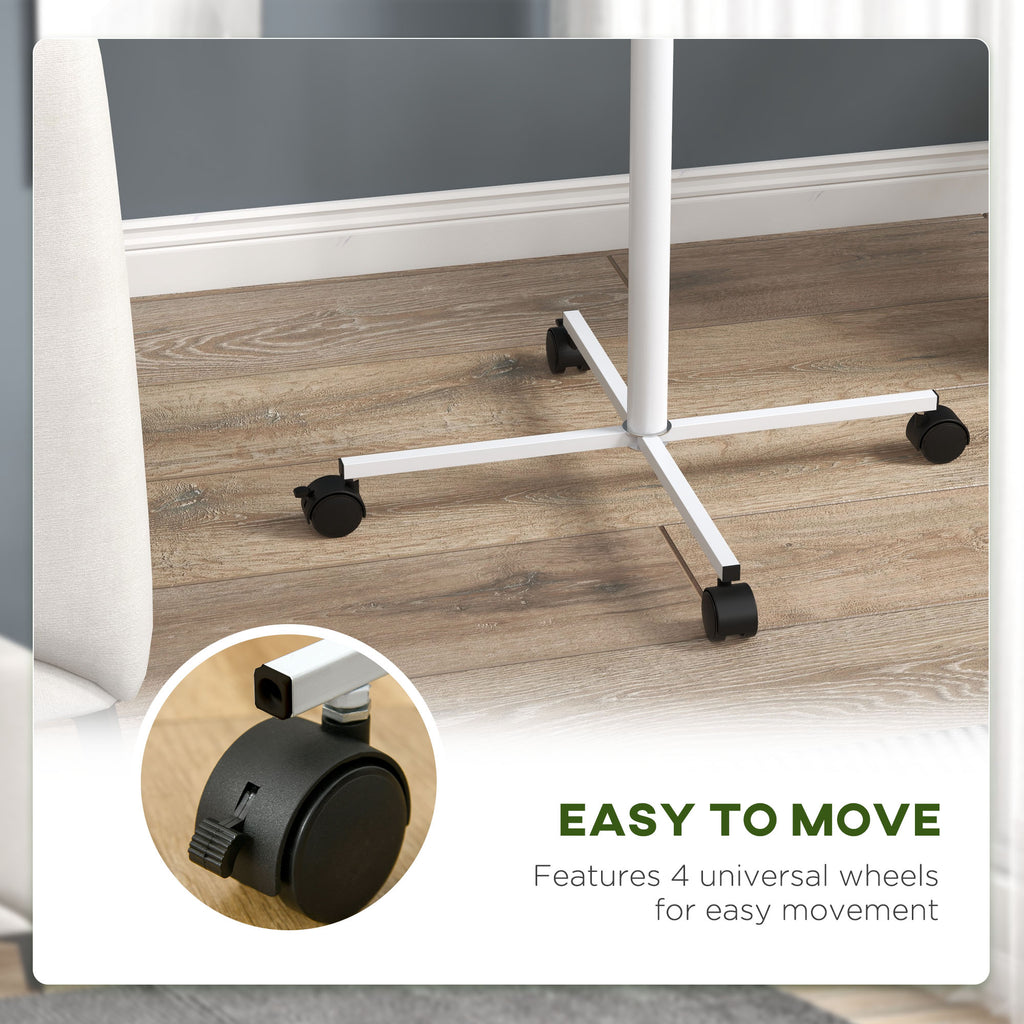Rolling Parrot Play Stand with Perches, Feed Bowls and Tray – image 5
